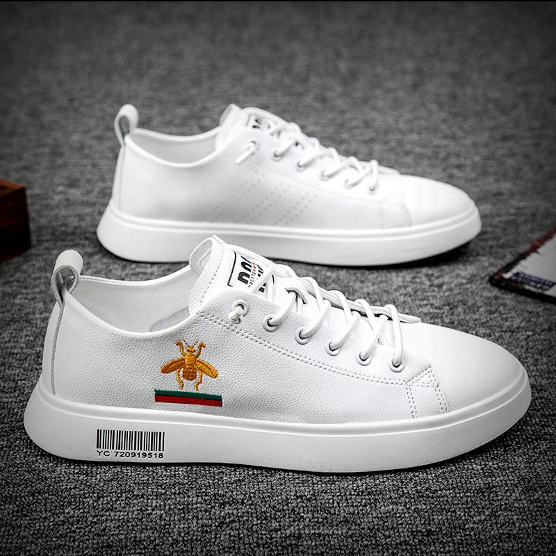 Giày Thể Thao Nam Chất Liệu Da Bò Thoáng Khí Hàng Mùa Hè