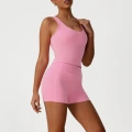 Pretty pink (vest + shorts)