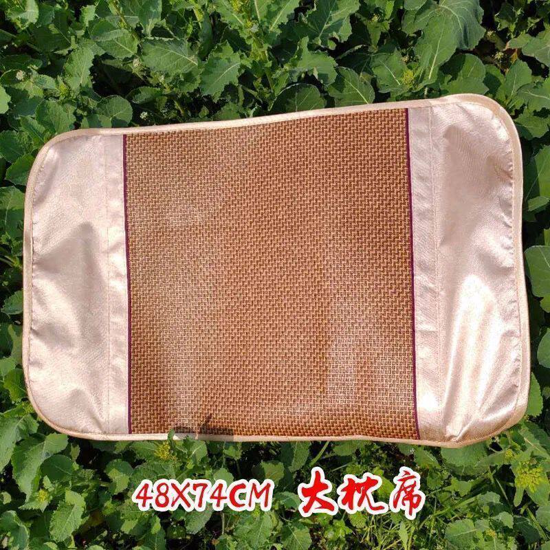 Summer Mat Pillowcase Summer Cooling Pillow Mat Rattan Mat Pillow Cover 48*74 Ice Silk Mat Pillowcase Amazon Wholesale