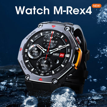 2026 New Model 5Atm Waterproof Sports Smartwatch M-Rex4, Cross-Border Exclusive Hot-Selling Outdoor Smart Wearable Device
