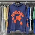 Star orange [navy hooded sweatshirt]