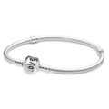 silver LOVE buckle