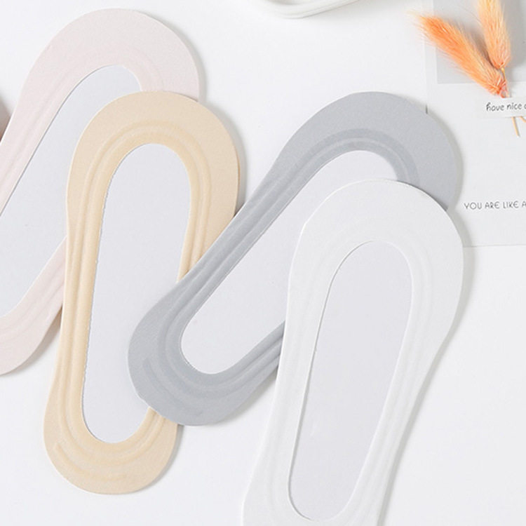 夏季薄款冰丝两圈硅胶棉底隐形船袜无痕一片式女士防脱防滑短袜子