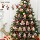 Трансграничные новые продукты Christmas Dwarf musical instrument group series 2D деревянная подвесная Рождественская елка для украшения домашней атмосферы mini 0