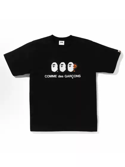 Cross-Border Wholesale Trendy Brand Bape Half-Sleeved Ape Head Short-Sleeved 240g Shark Top T-Shirt Supply 5