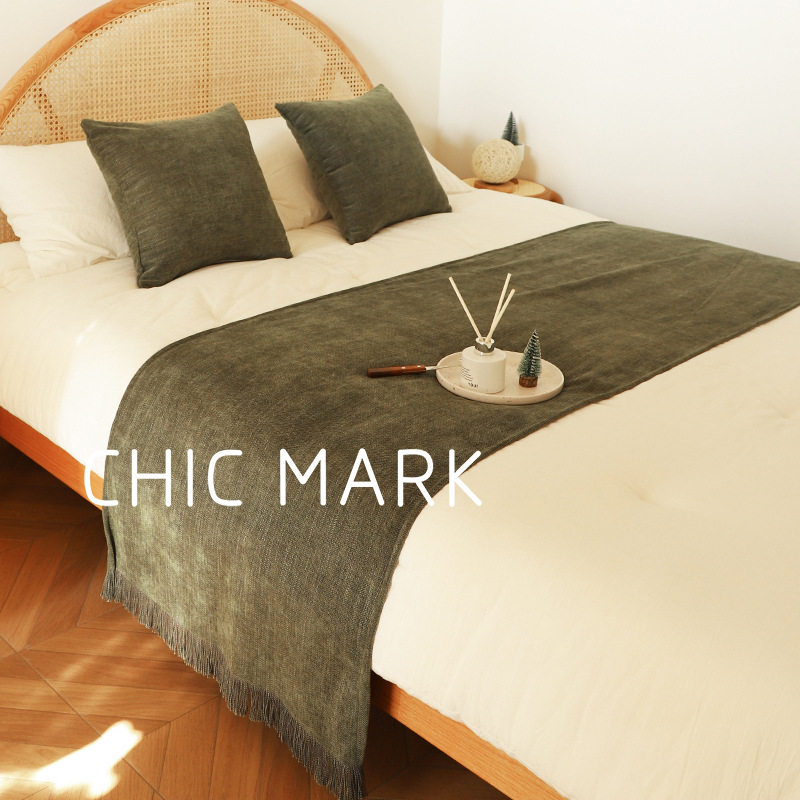 Texture quicksand texture bed flag homestay bed end blanket bed end towel INS wind blanket sofa blanket blanket blanket blanket