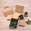 Jewelry Packaging Box Kraft Paper Lid Gift Box Ring Earrings Bracelet Necklace Box Jewelry Box Jewelry Gift Box
