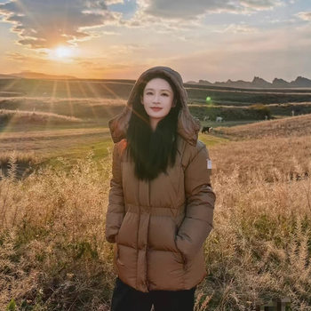 Mengjia 2025 New Winter Hooded Elastic Band Waist down Jacket Women's White Duck down Warm Slim Jacket