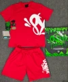 44 red suit (accessories + bag)