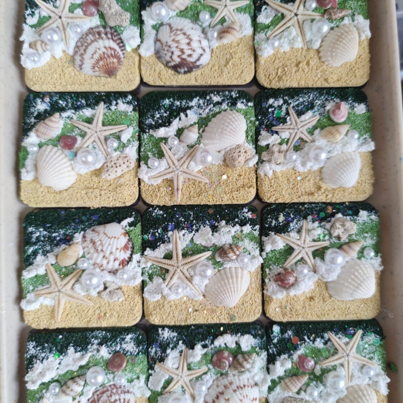 Shell Seaside Travel Commemorative Refrigerator Magnet Small Pendant Personalized Cultural and Creative Hainan Weihai Yantai Pingtan Souvenir