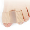Cross-Border New Gel Fiber Toe Correction Big Toe Valgus Toe Separator Double Hole Toe Orthosis Nylon