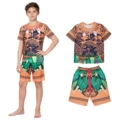 Moana short-sleeved suit [top + pants]