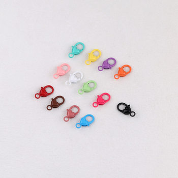 Multi-style paint love keychain lobster buckle diy hardware box buckle spring ring jewelry material accessories