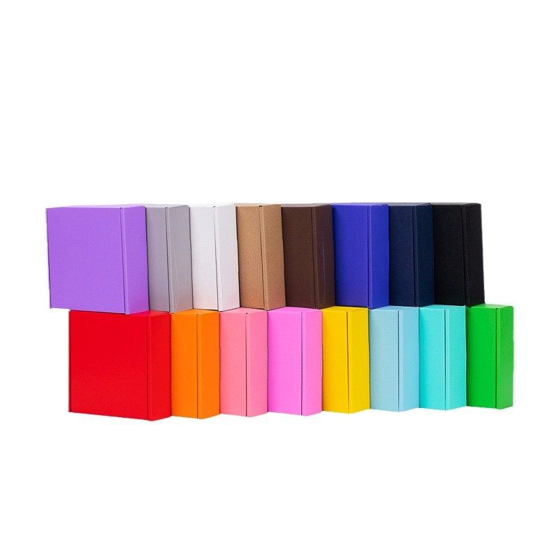 Double-sided color special hard flying machine box in stock express logistics packing box packaging carton manufacturers can print logo