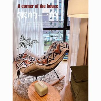 Summer Office Nap Blanket Nordic Style Knitted Blanket Neck Protector Single Nap Blanket Blanket Small Blanket Sofa Blanket