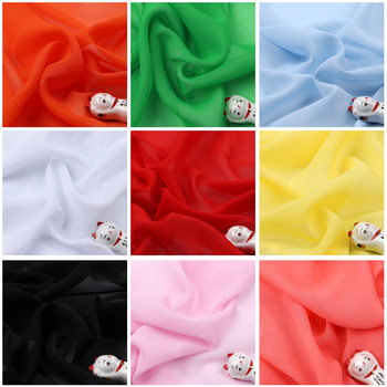 [Hot] 100D Chiffon Fabric Georgette Chiffon Fabric Ready Stock Multi-Color Manufacturer Chiffon Fabric