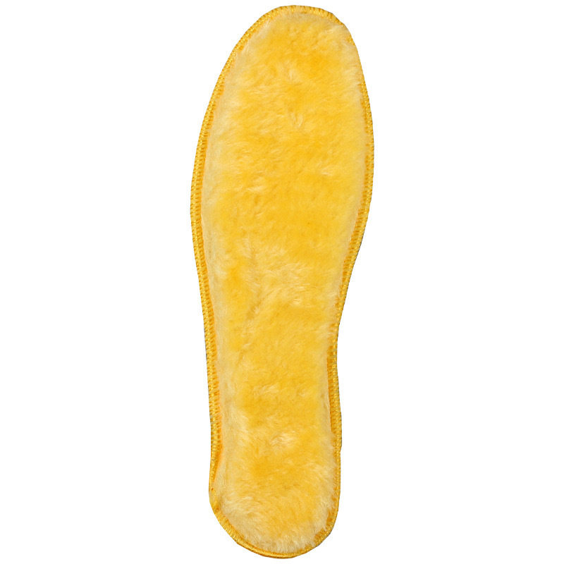 Warm insole fur autumn and winter thickened fleece-lined women breathable sweat-absorbent men's deodorant soft wholesale insole