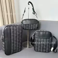 In-Stock Men's Casual Crocodile Print Shoulder Bag, Fashionable and Stylish, High-Quality Export Men's Casual Backpack Crossbody Bag