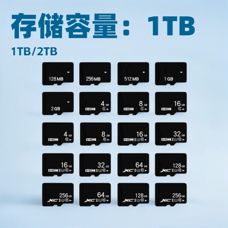 Cross-Border High-Speed Tf Card 128G256G Memory Card 512Gb Surveillance Camera Recorder 1Tb 2Tb Memory Card