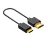HDMI cable mini ultra-fine 2.0 version 4K60p HD ultra-fine Micro Small head ultra-short soft camera cable