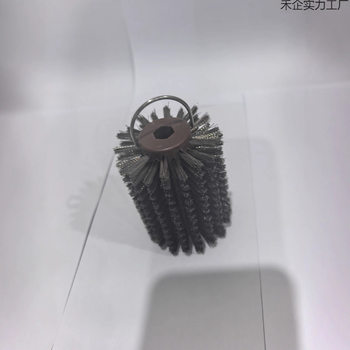 New Stainless Steel Roller Barbecue Brush Rechargeable with Light and Brushless Hair Removal Special Food Grade Cleaning Brown Model