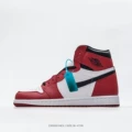 Aj1 high top-white and red