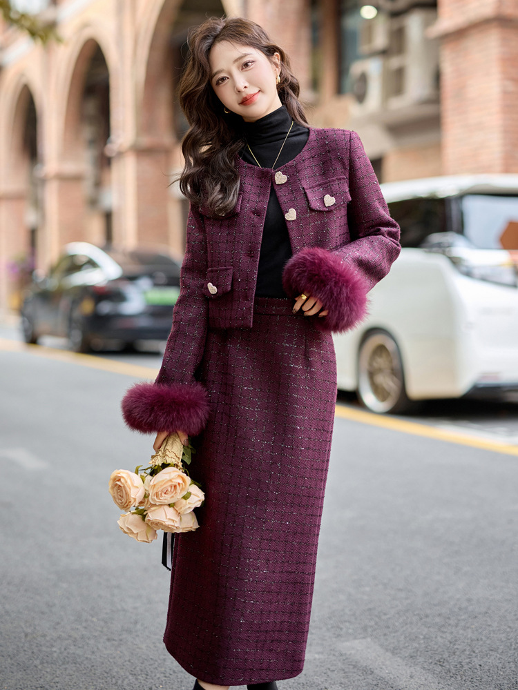 Áo Khoác Nữ Cả Bộ 2 Món Hàng Mùa Xuân Thu Đông