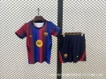 26-27 children's clothing Barcelona home jersey
