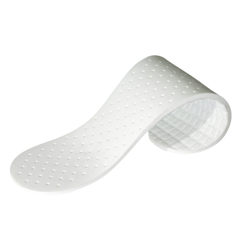 Factory Direct Sales Latex Soft Elastic Insoles, Sweat-Absorbent, Shock-Absorbing, Breathable, Unisex Sports Insoles, Non-Slip