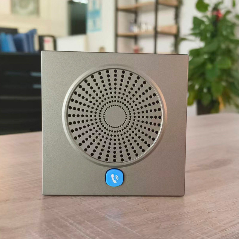 酒店客房壁挂电话机86盒一键拨号前台免提电梯客房浴室紧急呼叫器