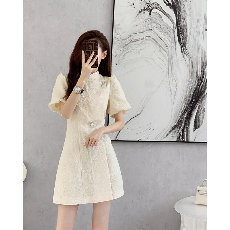 French Chic Elegant Dress High Quality Fabric Unique Design Professional Style Spring Summer Collection Wholesale