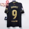 2020-21 Barcelona Away Black Jersey with #9 Print
