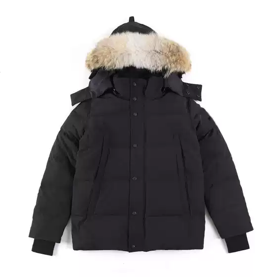 Foreign Trade Canada Goose down Jacket 29 Styles Canadian Wyndhaw Men's Parka with Wolf Fur Collar Outdoor Casual 3808m