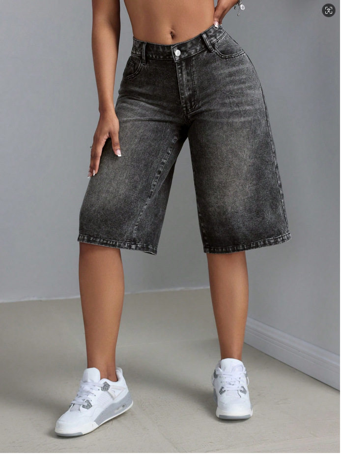 Wide Leg Denim Pants Trendy Street Style Casual Wear for Women Wholesale Available customizable