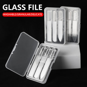 Manicure Transparent Nail File Nano Glass Nail File Polishing Polishing Nail Sanding Strip Artifact Manicure Tool