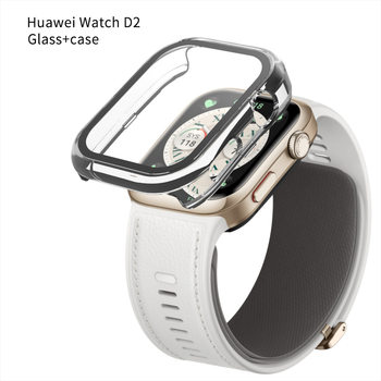 Huawei watch D2 protective case for Huawei watch D2 PC tempered glass one-piece case