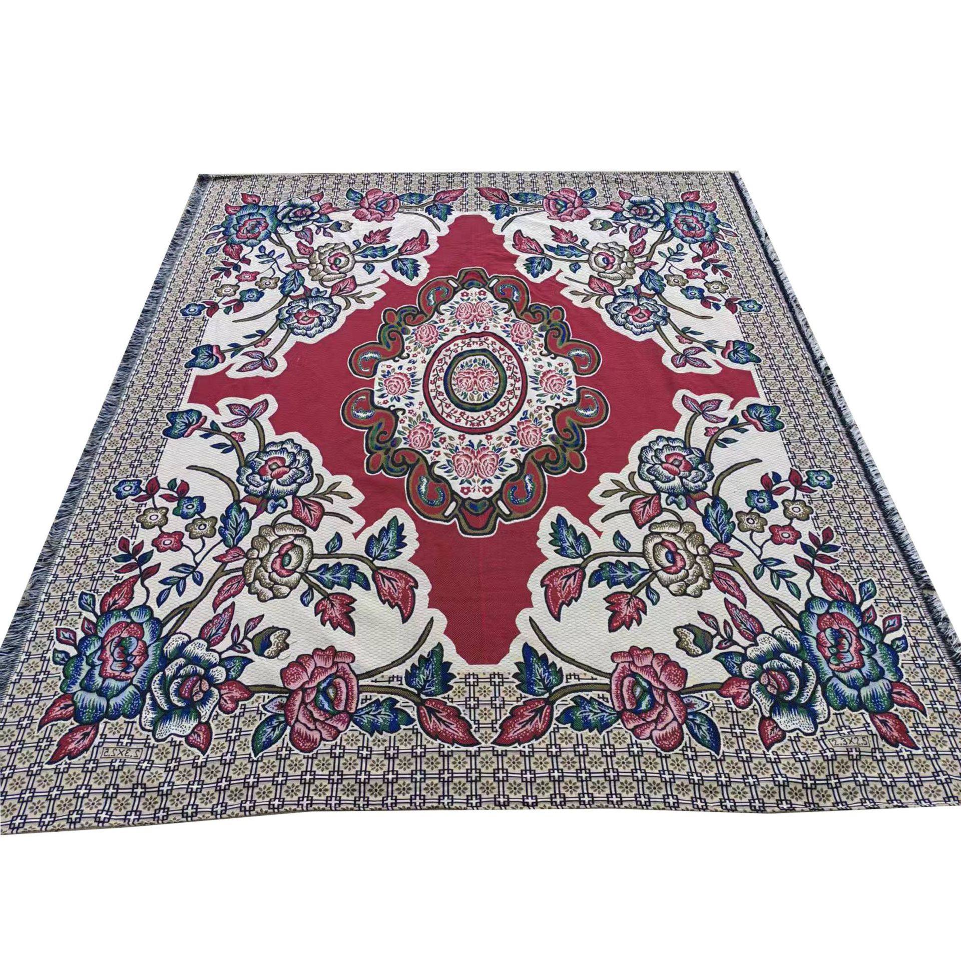 Thread Blanket Cotton Knitted Blanket Thin Bed Sheets Ethnic Style Summer Flowing Casual Blanket Thread Blanket Bed Sheets Picnic Blanket Mat