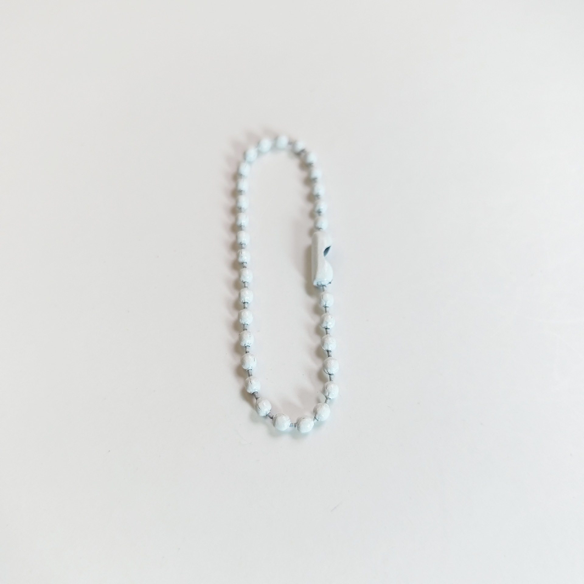 ホワイトウェーブビーズチェーン(12cm)