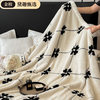 2025 Cross-Border Scandinavian Style Thickeneded Warm Cashmere Composite Blanket Simple Modern Leisure Blanket Nap Blanket Cover Blanket