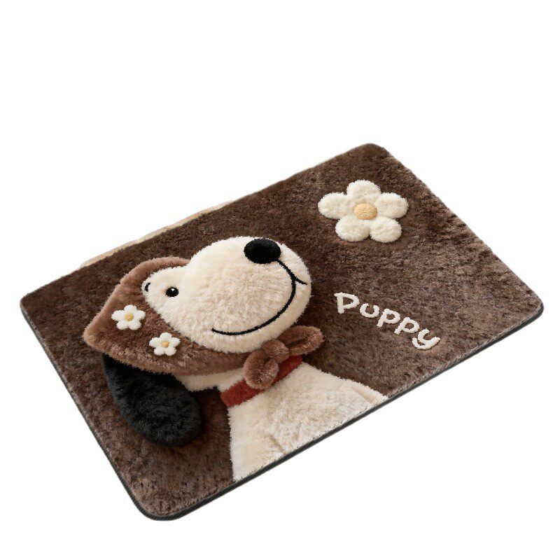 Spot New Bathroom Floor Mats, Water-Absorbent, Quick-Drying Carpets, Bathroom Floor Mats, Imitation Cashmere Floor Mats for Bathroom Entrances
