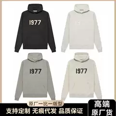 Tide Brand High Street Loose Fleece FOG1977 Sweater Couple Hoodie