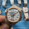 Two-Tone Baton Markers, Silver White Dial