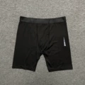 Five-length pants black belt-right blue color g