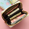 2025 New Short Wallet Anime Cute Cartoon Female Student Bear Mini Zipper Coin Purse Card Holder