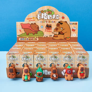 Egg party yuan dream blind box hand doll toy stall canteen wholesale 24 into the key chain blind box school