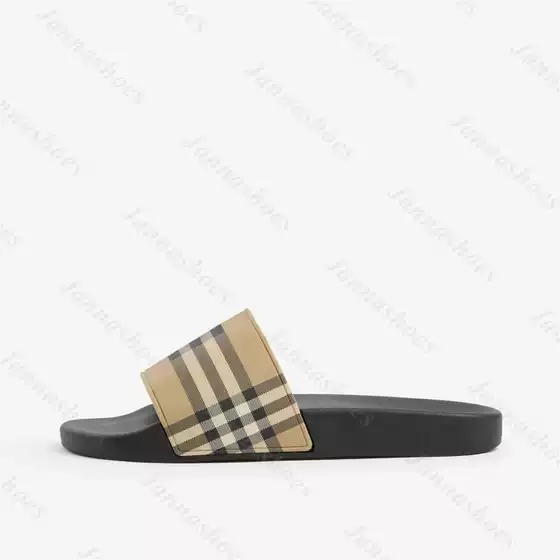 In-Stock Checkered Print Square Slippers 2026 Summer Cross-Border Cambodia Phnom Penh Vietnam Nigeria