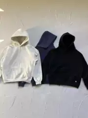 Cross-Border Export Vintage 90S Russell Three-Color Hooded Sweatshirt Everyday Versatile Clenanfit Style Men