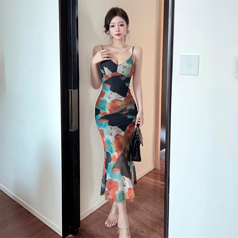 (Mới) Mã B0816 Giá 670K: Áo Hai Dây Nữ Guryt Sexy Gợi Cảm Sexy Lưới Mỏng Hàng Mùa Hè Họa Tiết Hoa Hai Dây Hở Vai Thời Trang Nữ Chất Liệu G02 Sản Phẩm Mới, (Miễn Phí Vận Chuyển Toàn Quốc).