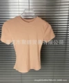 ❥❥****Peach Ribbed Fabric Short Sleeve****❥❥