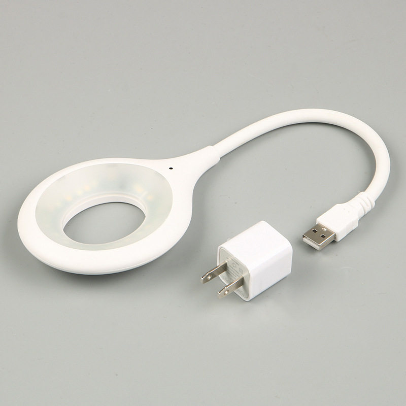 Intelligent Voice USB Night Light Voice Controlled Bedside Lamp Creative Birthday Gift Mini Table Lamp Home Dormitory Night